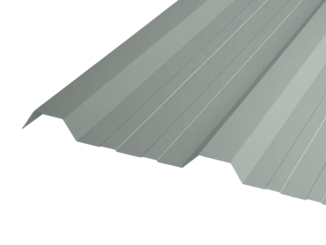Detalle greca trapezoidal policarbonato compacto