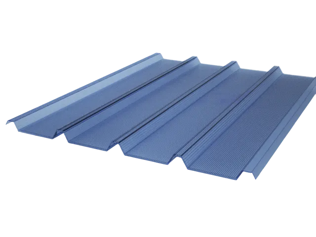 perfil de policarbonato grecado azul GP-40-250