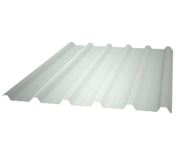 Perfil trapezoidal para cubierta en policarbonato compacto